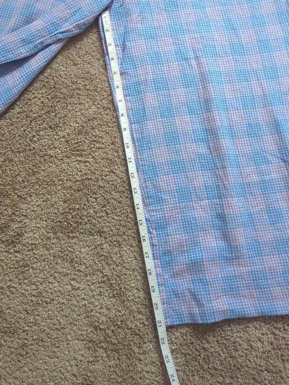 Patagonia Garden Island Blue Pink Plaid Jumpsuit Medium - Picture 8 of 12